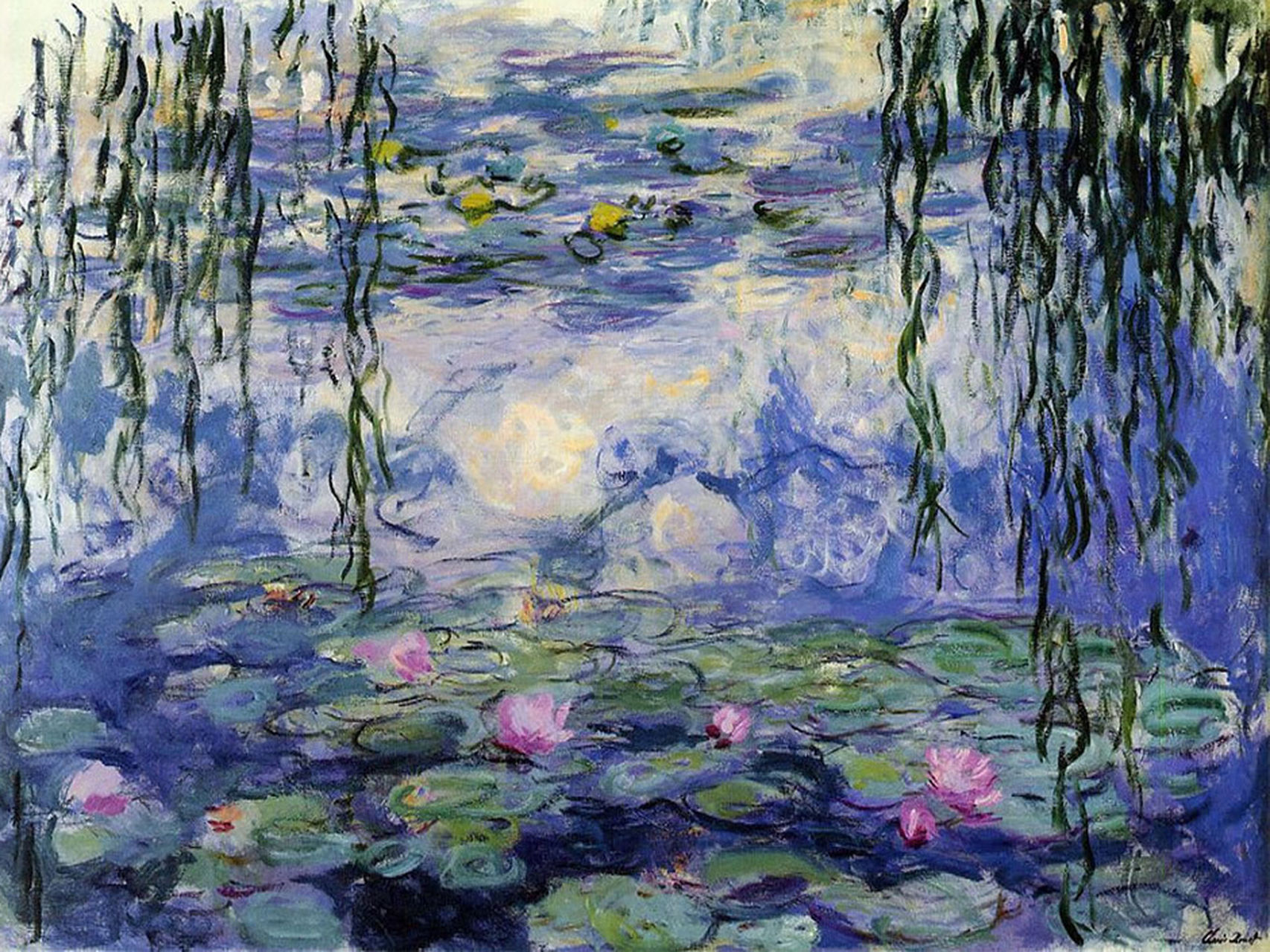 Water Lilies" by Monet
