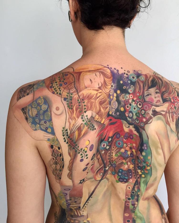 tatuajes inspirados en obras de arte