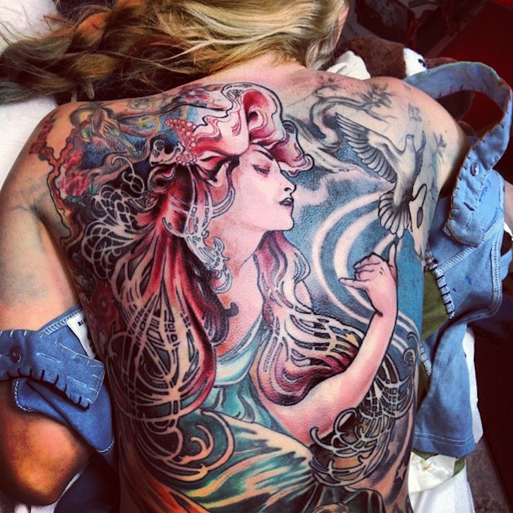 tatuajes inspirados en obras de arte